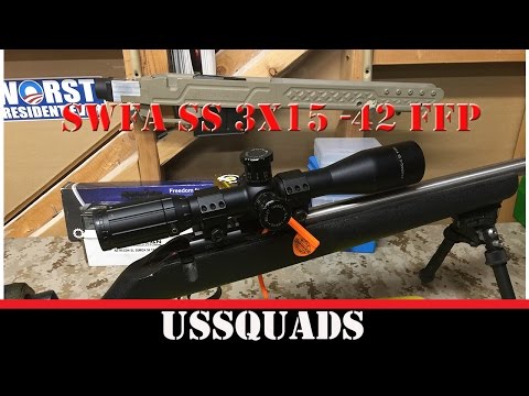 SWFA SS 3X15-42 FFP Quickie Review