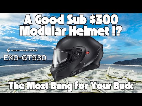 Scorpion EXO GT930 Modular Motorcycle Helmet Review