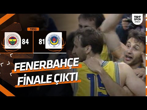 ÖZET | Fenerbahçe - Kolejliler: 84-81 (1992-93 sezonu) | Fenerbahçe finale çıktı
