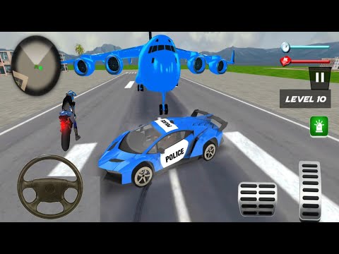 Police Transformer Superhero #2 – Police Robot Car Sim – Android Gameplay
