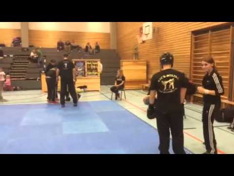Breisgau-Cup 2014 Halbfinale Kickboxen Leichtkontakt +46 Kg