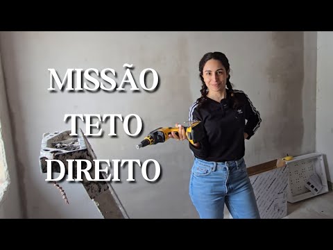 EP6: TETOS TORTOS? JAMAIS🏗️ | Instalação dos tetos + tour das diferentes divisões