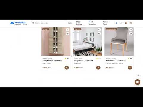 Task Demo - DAS002816 - HomeMart - Furniture & Decor