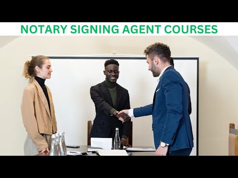 NOTARY SIGNING AGENT COURSES