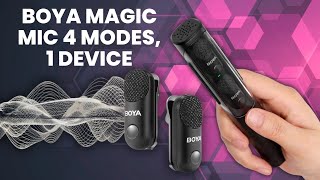 BOYA Magic Mic Review - 4-in-1 Wireless Mic Test