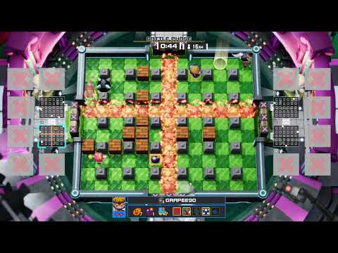 [502] Super Bomberman R Online, 1 Bomb Kick Combo / Bomb Chain With 17 Explosions