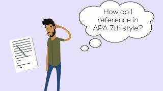 How to reference in APA 7th