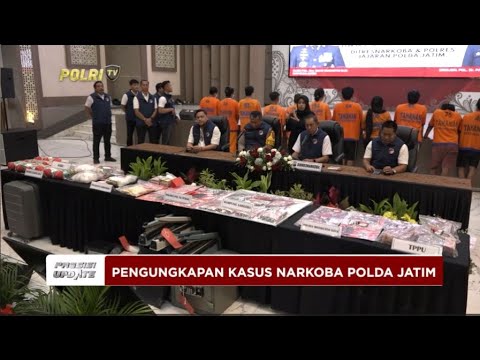 PRESISI UPDATE: POLDA JATIM UNGKAP 819 KASUS NARKOBA PERIODE OKTOBER DESEMBER 2024 09/01/2025 13.00