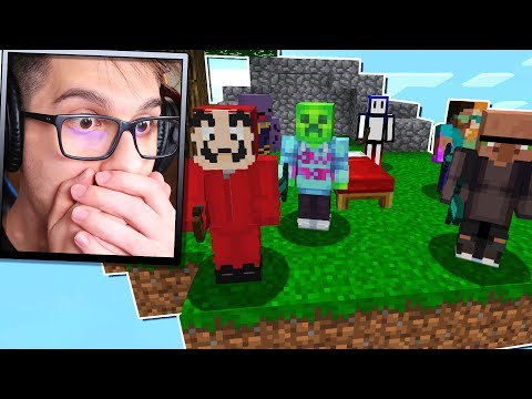 GIOCO UNA BEDWARS CON LA WEBCAM - Minecraft ITA