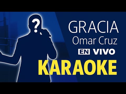 GRACIA - KARAOKE 🎤 (Omar Cruz y Banda Semilla de Mostaza EN VIVO desde Guatemala)