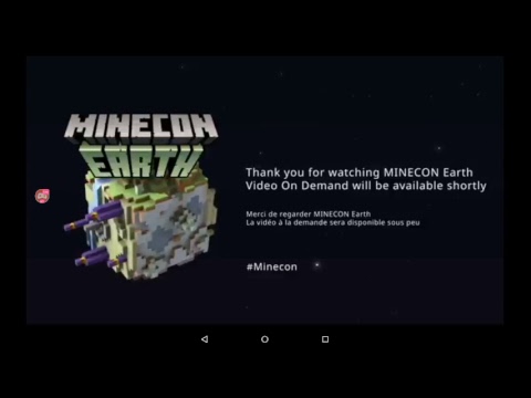 MINECON EARTH LIVE STREAM😃😃😃
