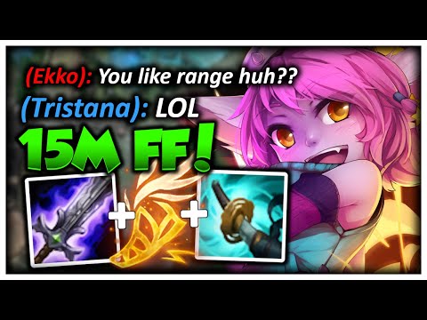 Tristana Mid Made Them FF15 - Tristana Mid Commentary [New Skin Pengu Tristana] League of Legends