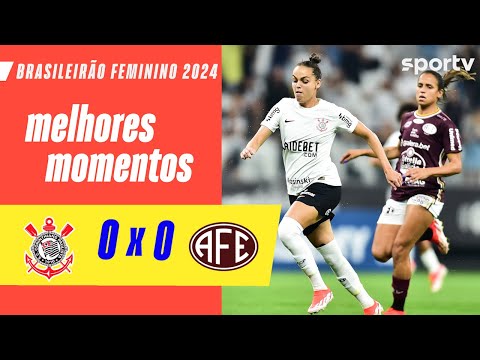 Gols e lances de Corinthians x Ferroviária-SP