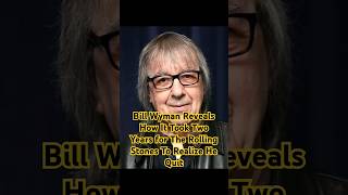 Bill Wyman Reveals How It Took Two Years for The Rolling Stones To Realize He Quit #fec #billwyman