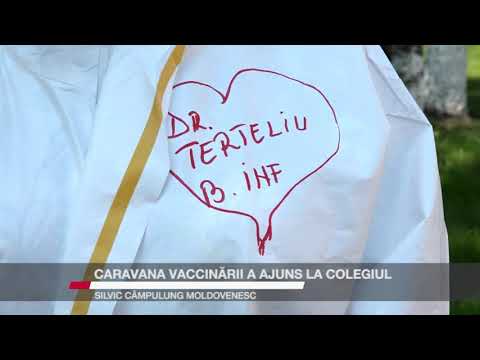 Caravana vaccinării a ajuns la Colegiul Silvic Câmpulung Moldovenesc