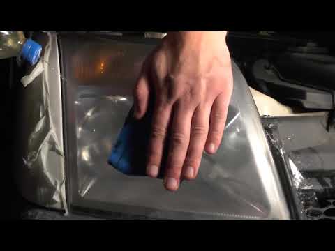 Полировка фар китайским средством с AliEkspress