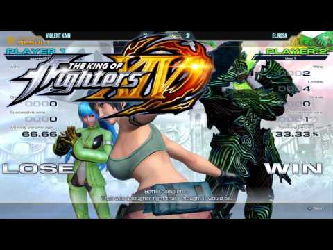 KOFXIV @frostyfaustings2017 ViolentKain vs El Rosa Money Match