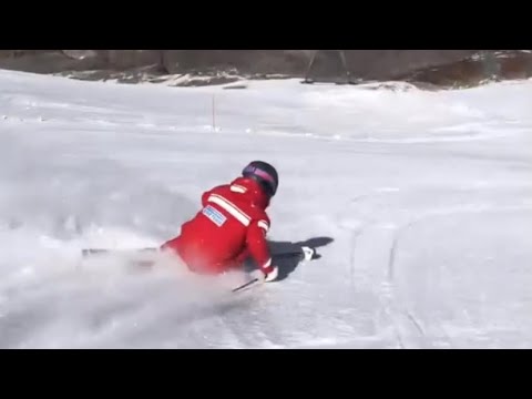 Richard Amacker and Kili Weibel in action 👍🇨🇭⛷