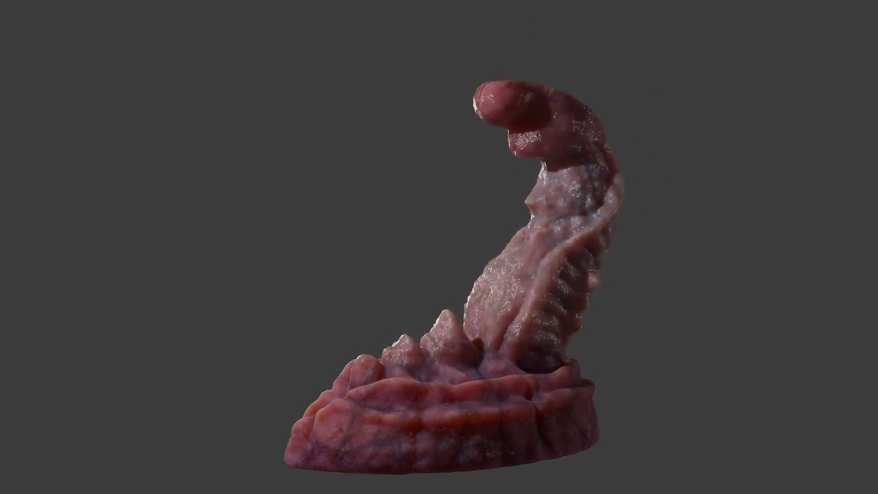 Dragon Penis Sextoy Lariastrax Low Poly Rigged Animated 3D Model