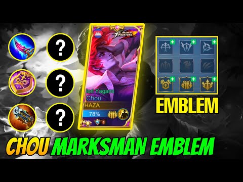 CHOU NEW EMBLEM SET AND BUILD | CHOU NEW META GAMEPLAY 2022 | MOBILE LEGENDS