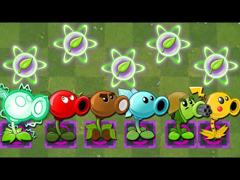 Plants Vs Zombies 2 | Team PEA Plants Power-Up! vs All Gargantuar Zombies 2 (PVZ2)