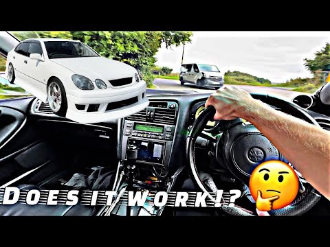 Testing manual conversion. - (Toyota Aristo 2JZ-GTE BMW 6 speed manual swap アリストのマニュアルスワップ).