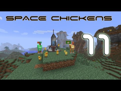 Minecraft Space Chickens - E11 - The Moon!