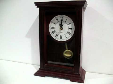Bulova electronic pendulum clock westminster chime midnight ...