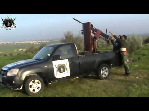 التصدي للطيران الحربي على جبهة كفر نبودة من قبل لواء محافظة حماة