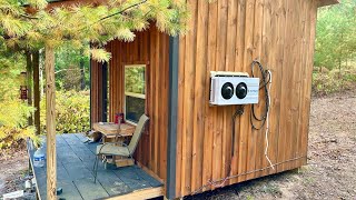 12 volt Air Conditioner in the Off Grid Cabin ! OutEquipPro