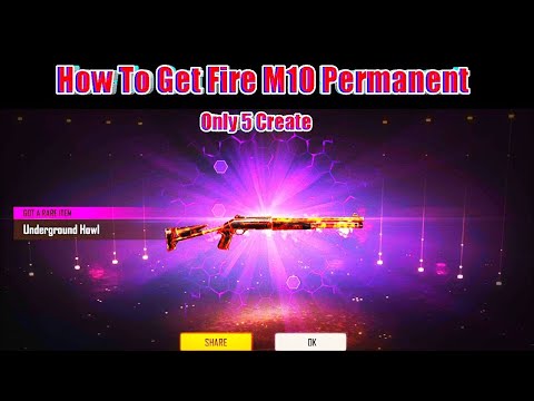 How To Get Free M1014 Underground Howl Skin Only 1 Crate Opening Tricks | Permanent M1014 Free Fire