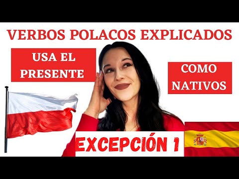 Verbos del Presente en POLACO - Conjugación 1 - Excepción 1/2