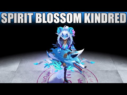 Spirit Blossom Kindred Aquamarine Chroma - League Of Legends