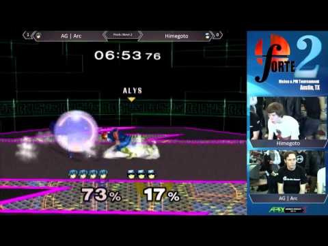 Forte 2 Pools: AG|Arc (Marth) vs Himegoto (Falcon)