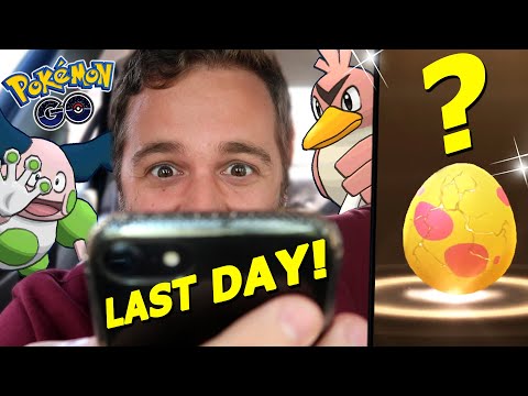 I HATCHED A SHINY REGIONAL ON THE VERY LAST DAY - I DON'T BELIEVE IT!! (POKEMON GO)