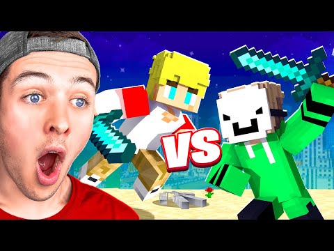 DREAM vs TOMMYINIT Minecraft BATTLE! (intense)
