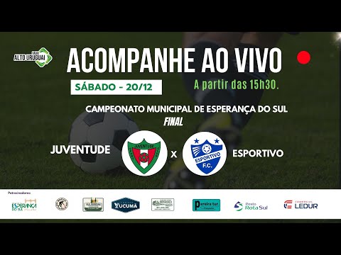 AO VIVO E COM IMAGENS: Final do Campeonato Municipal de Esperança do Sul 2025