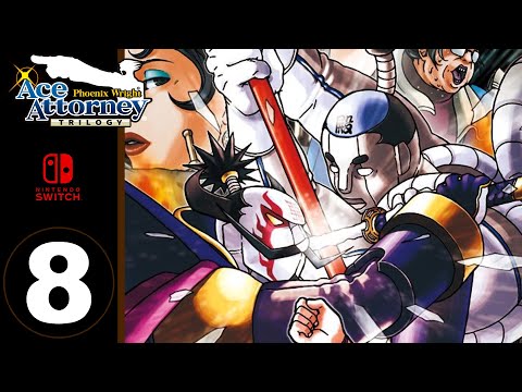 Phoenix Wright: Ace Attorney - Walkthrough Gameplay Part 8 - Turnabout Samurai【Switch】
