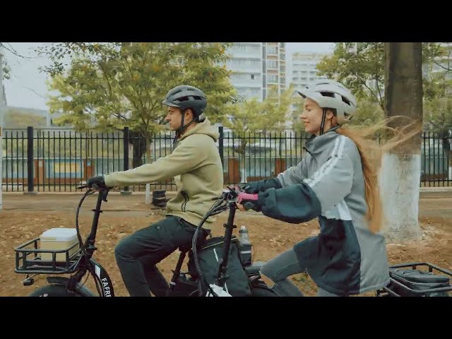 Fafrees F20 X-Max Bicicleta Elétrica Dobrável Motor 750W Bateria 48V/30Ah Autonomia 180km Branca video