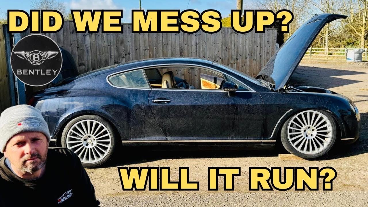 TRYING TO FIX AN ABANDONED BROKEN BENTLEY GT WILL IT RUN?