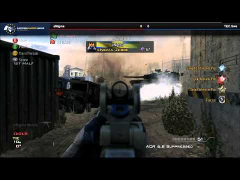 EGL6 : Call of Duty : MW3 (Xbox 360) : TEC.Sweden vs eNigma : Map 1 - LB Final