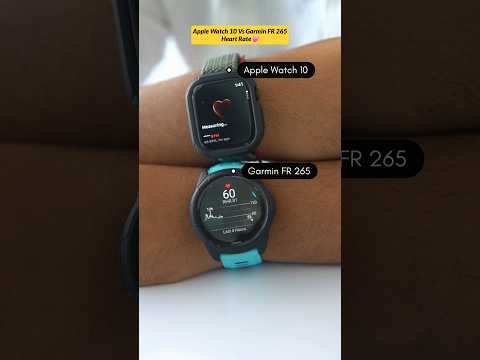 Apple Watch Series 10 vs. Garmin Forerunner 265 Herzfrequenz