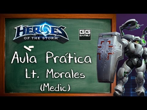 Aula prática de Heroes of the Storm - Lt Morales, com muito medinho