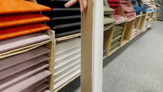 Čalouněný panel Ekokůže Dolaro 30x50cm bílý