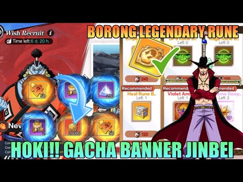 GACHA TERWANGI DI NEW BANNER JINBEI‼️BELI RUNE BUAT MIHAWK 🔥 NEW WORLD VIGOUR VOYAGE
