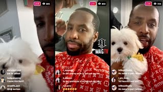 Safaree Gives His Puppy An Ultimatum &quot;Stay Or Go&quot; On IG Live! 🐶