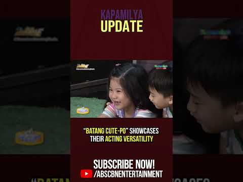 Batang Cute-Po Kids showcase their acting versatility Kapamilya Shorts