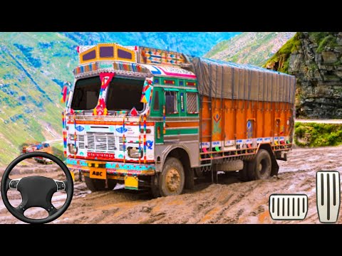 Real Indian Cargo Truck Simulator 2022: Offroad 3D - Android Gameplay