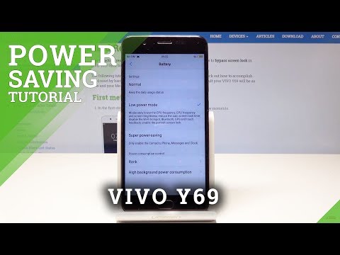 How to Activate Battery Saver in Vivo Y69 - Power Saving Mode