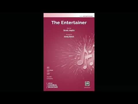 The Entertainer (SATB), arr. Andy Beck - Score & Sound